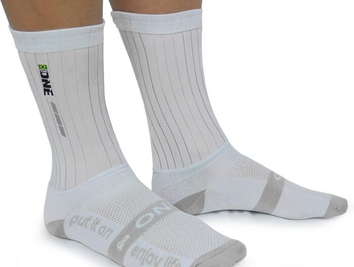 Meia Aerodinâmica Protour Branca