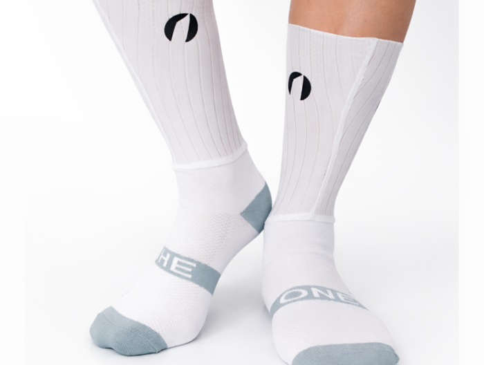 Meia Aerodinâmica Protour Branca