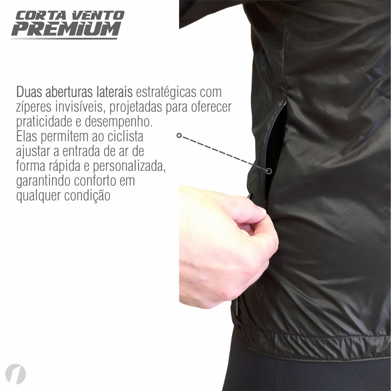 Corta Vento - Preto - Imagem 5